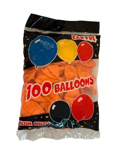 KAIYUE 100 Balloons Helium Quality Orange Color - KAIYUE 100 Balloons Helium Quality Orange Color