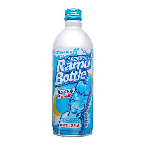 SANGARIA Ramune Sweetened Soda Drink 500 ML - SANGARIA Ramune Sweetened Soda Drink 500 ML