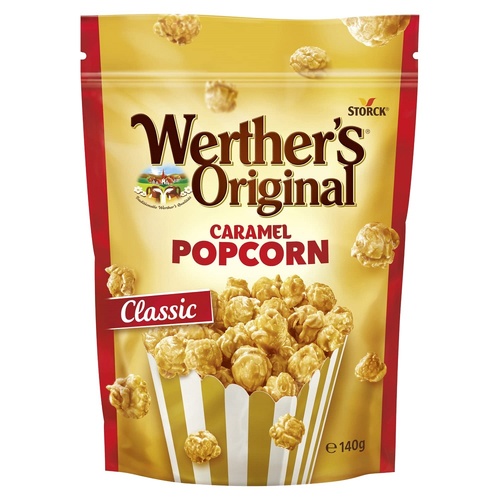 Werthers Original Caramel Popcorn Calassic 140 g - Werthers Original Caramel Popcorn Calassic 140 g