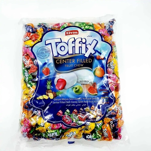 Elvan Toffix Mixed Fruit Chews 1 Kg - Elvan Toffix Mixed Fruit Chews 1 Kg