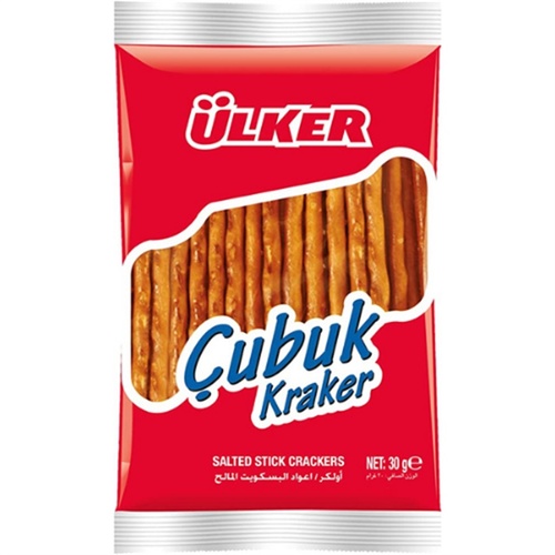 Ulker Salted Stick Crackers 30 g - Ulker Salted Stick Crackers 30 g