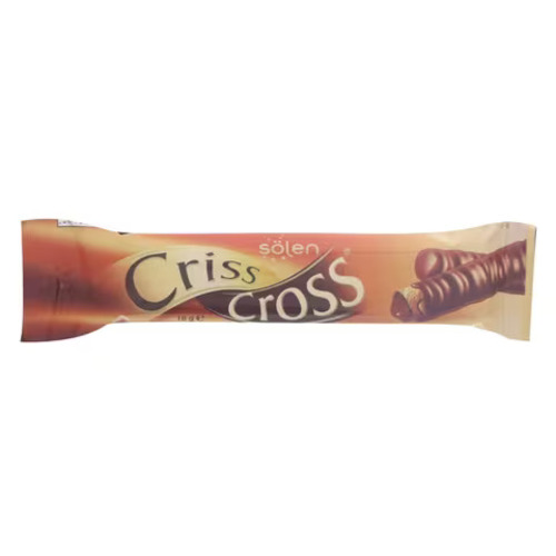 Criss Cross Cocoa Coated Wafer With Hazelnut Cream 15 g - Criss Cross Cocoa Coated Wafer With Hazelnut Cream 15 g