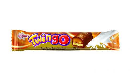 Twingo Cocoa Coated Caramel And Biscuits 20 g - Twingo Cocoa Coated Caramel And Biscuits 20 g