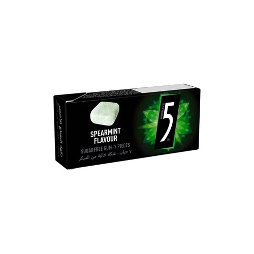 Five Gum Spearmint Flavour 7 Pieces - Five Gum Spearmint Flavour 7 Pieces