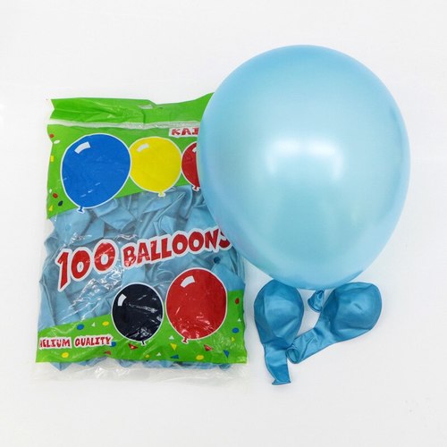 KAIYUE 100 Balloons Helium Quality Blue Color - KAIYUE 100 Balloons Helium Quality Blue Color