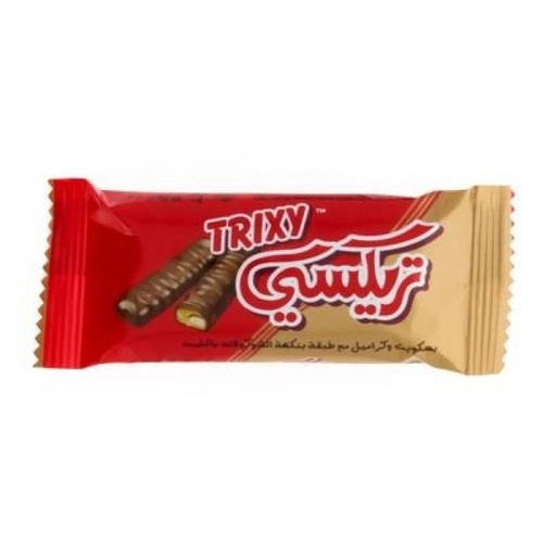 TRIXY Biscuits With Caramel Covered In Milk Chocolate 20 g - TRIXY Biscuits With Caramel Covered In Milk Chocolate 20 g