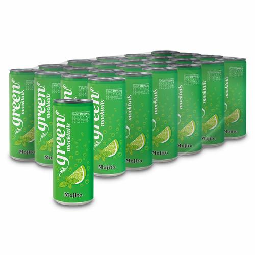 Green Mocktails Mojito Soft Drink 24 PCS X 330 ML - Green Mocktails Mojito Soft Drink 24 PCS X 330 ML