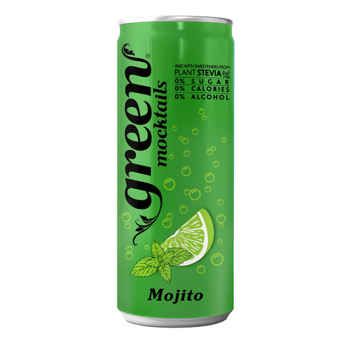 Green Mocktails Mojito Soft Drink 330 ML - Green Mocktails Mojito Soft Drink 330 ML