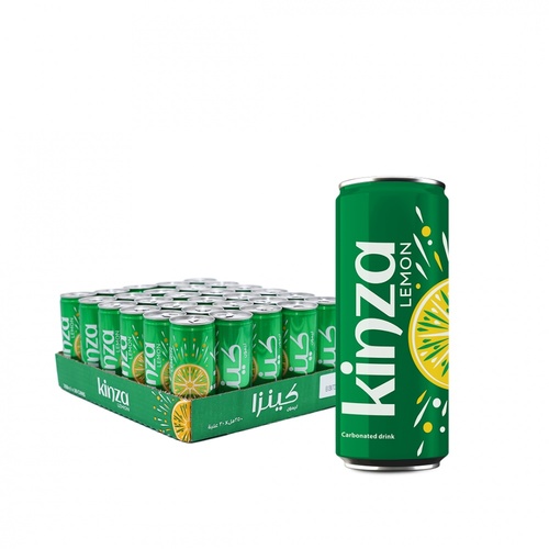 Kinza Lemon Soft Drink 30 PCS X 250 ML - Kinza Lemon Soft Drink 30 PCS X 250 ML