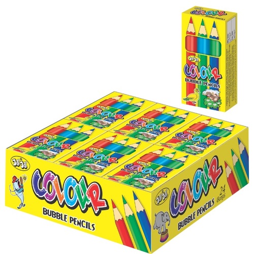 Jojo Colour Bubble Pencils 24 PCS X 12 g - Jojo Colour Bubble Pencils 24 PCS X 12 g