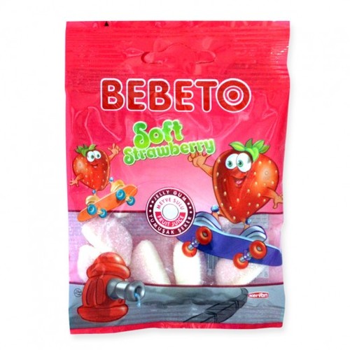 BEBETO Jelly Soft Strawberry 18 g - BEBETO Jelly Soft Strawberry 18 g