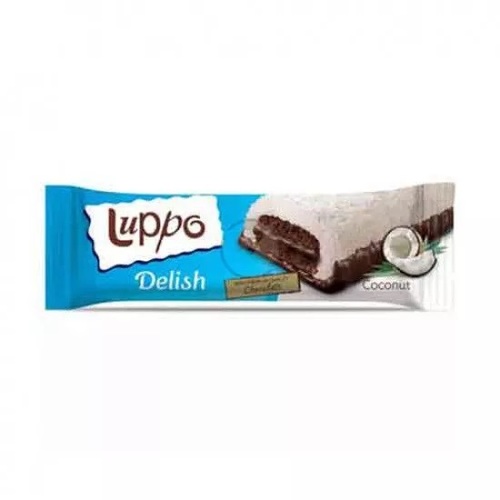 Luppo Delish Marshmallow & Cocoa Coated Coconut 36 g - Luppo Delish Marshmallow & Cocoa Coated Coconut 36 g