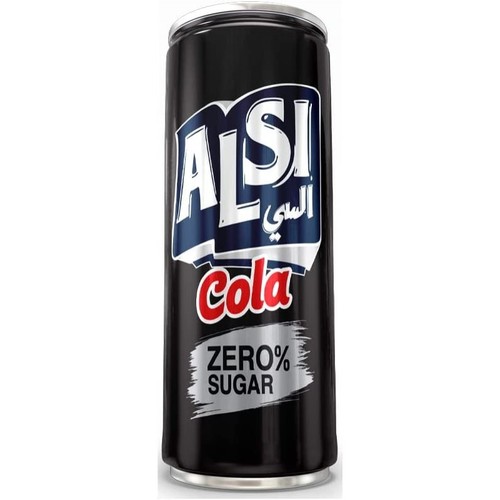 ALSI Cola Zero Sugar Soft Drink 250 ML - ALSI Cola Zero Sugar Soft Drink 250 ML