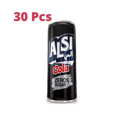 Carton ALSI Cola Zero Sugar Soft Drink 30 PCS X 250 ML - Carton ALSI Cola Zero Sugar Soft Drink 30 PCS X 250 ML