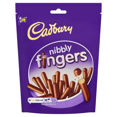 Cadbury Nibbly Fingers Pouch 125 g - Cadbury Nibbly Fingers Pouch 125 g