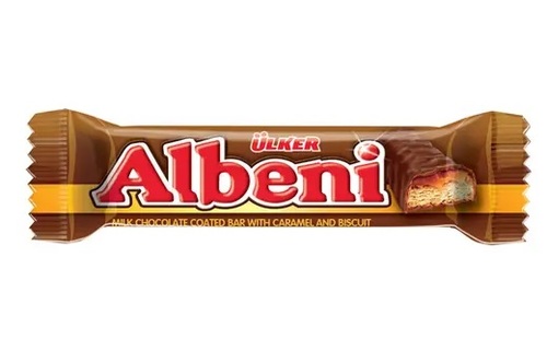 Ulker Albeni Milk Chocolate Biscuit With Caramel 31 g - Ulker Albeni Milk Chocolate Biscuit With Caramel 31 g