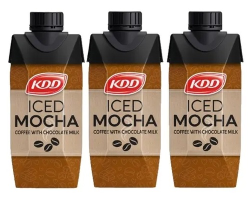 KDD Iced Mocha Coffee With Chocolate Milk 3 PCS X 250 ml - KDD Iced Mocha Coffee With Chocolate Milk 3 PCS X 250 ml