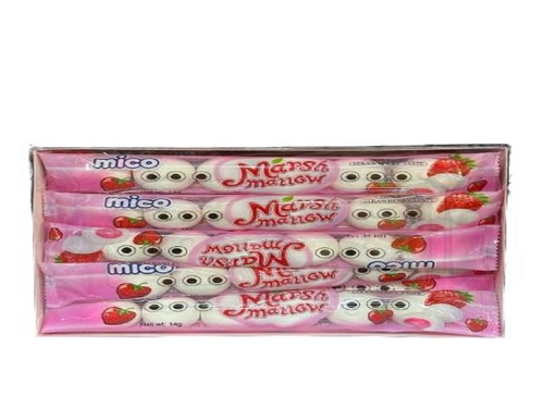 Mico Strawberry Marshmallow 30 PCS X 14 g - Mico Strawberry Marshmallow 30 PCS X 14 g