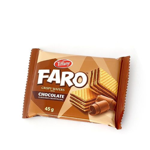 Tiffany Faro Chocolate Crispy Wafers 40 g - Tiffany Faro Chocolate Crispy Wafers 40 g