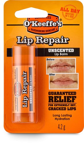 O'Keeffe's Lip Repair Unsceted Lip Balm 4.2 g - O'Keeffe's Lip Repair Unsceted Lip Balm 4.2 g