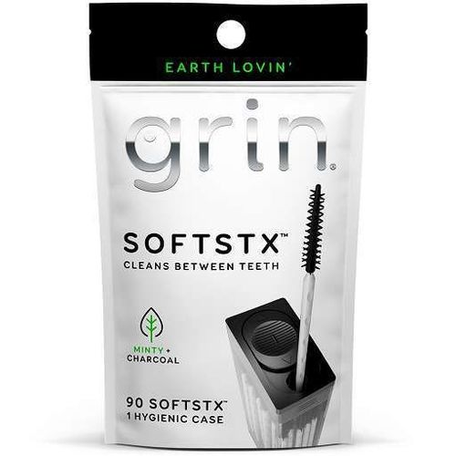 Grin Minty & Charcoal Softstx Oral Care 90 Pieces - Grin Minty & Charcoal Softstx Oral Care 90 Pieces