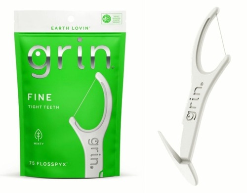 Grin Fine Floss With Handle 75 Pieces - Grin Fine Floss With Handle 75 Pieces