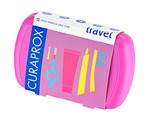 CURAPROX - TRAVEL SET TB+10ml BE You TP Pink - CURAPROX - TRAVEL SET TB+10ml BE You TP Pink