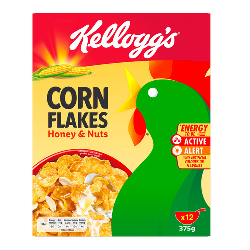 Kelloggs Corn Flakes Honey & Nuts 375 g - Kelloggs Corn Flakes Honey & Nuts 375 g