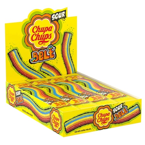 Chupa Chups Sour Belt 48 PCS X 10 g - Chupa Chups Sour Belt 48 PCS X 10 g