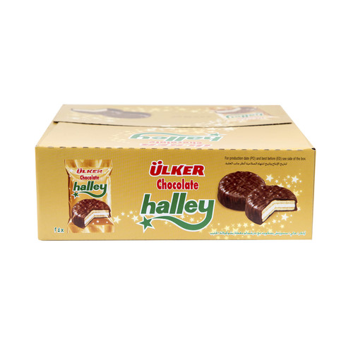 Ulker Halley Milk Chocolate 24 PCS X 30 g - Ulker Halley Milk Chocolate 24 PCS X 30 g