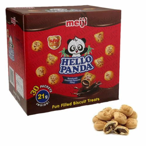 Hello Panda Small Chocolate Flavoured 30 PCS X 21 g - Hello Panda Small Chocolate Flavoured 30 PCS X 21 g