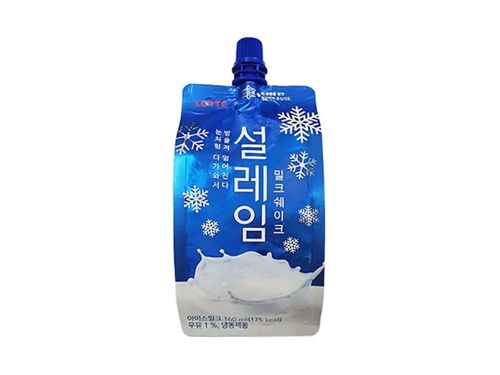 Lotte Snow Ice Milk Shake 160 ML - Lotte Snow Ice Milk Shake 160 ML