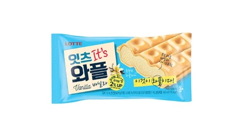 Lotte Vanilla Waffle Ice Cream 140 ML - Lotte Vanilla Waffle Ice Cream 140 ML