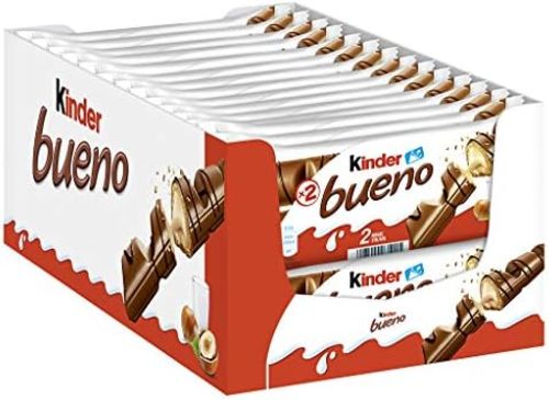 Kinder Bueno With Milk And Hazelnut 30 PCS X 43 g - Kinder Bueno With Milk And Hazelnut 30 PCS X 43 g