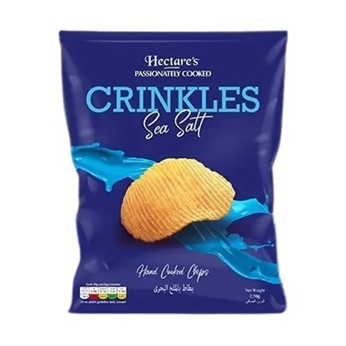 Hectares Crinkles Chips Sea Salt 70 g - Hectares Crinkles Chips Sea Salt 70 g