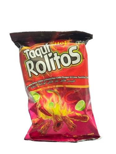 Taqui Rolitos Hot Chile Pepper Chips 56 g - Taqui Rolitos Hot Chile Pepper Chips 56 g