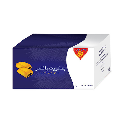 Date Biscuit Al Seedawi 24 PCS X 80 gm - Date Biscuit Al Seedawi 24 PCS X 80 gm