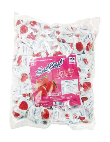 Heart Beat Strawberry Candy 166 Small PCS - Heart Beat Strawberry Candy 166 Small PCS