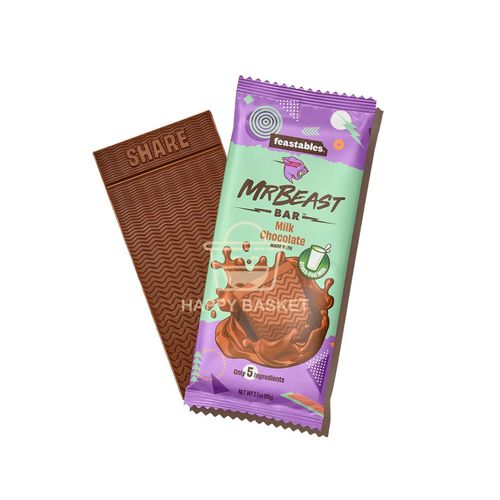 Feastables Mr Beast Chocolate Bars Milk Chocolate 60 g - Feastables Mr Beast Chocolate Bars Milk Chocolate 60 g
