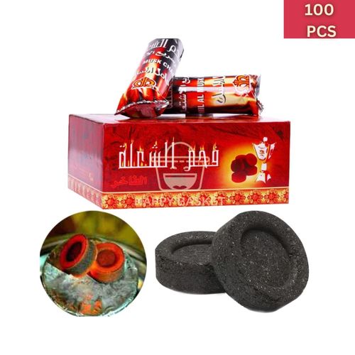 Mubkhar Charcoal 100pcs - Mubkhar Charcoal 100pcs