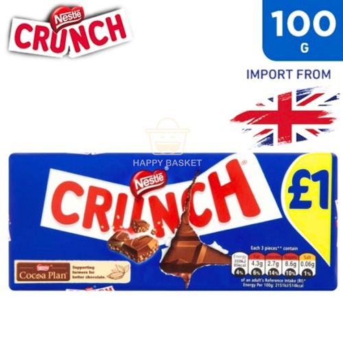 Nestle Crunch Milk Chocolate 100G