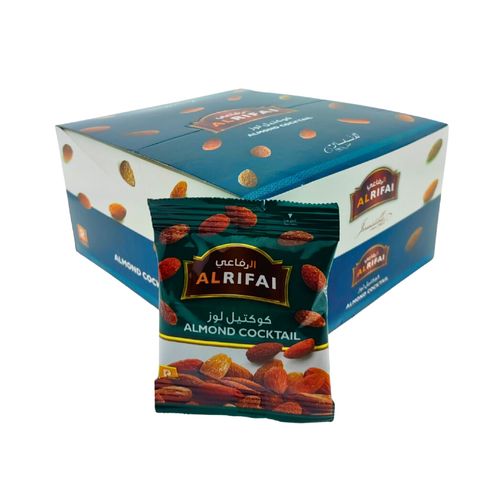 AL-Rifai Almond Cocktail 24 PCS X 25 g - AL-Rifai Almond Cocktail 24 PCS X 25 g