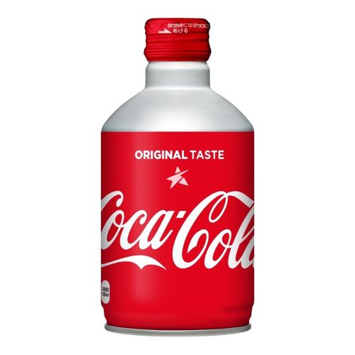 Coca Cola Japan Original Aluminium Bottle 300 ML - Coca Cola Japan Original Aluminium Bottle 300 ML