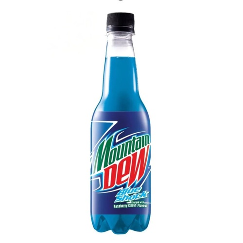 Mountain Dew Blue Shock With Raspberry Citrus Flavour 400 ML - Mountain Dew Blue Shock With Raspberry Citrus Flavour 400 ML