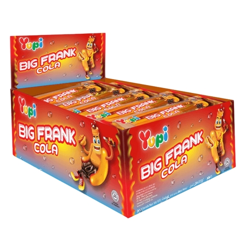 Yupi Big Frank Cola 24 PCS X 32 g - Yupi Big Frank Cola 24 PCS X 32 g