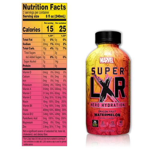 Marvel Super Lxr Dragon Fruit Watermelon 473 ML