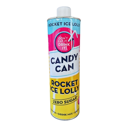 Candy Can Rocket Ice Lolly Zero Sugar 600 Ml