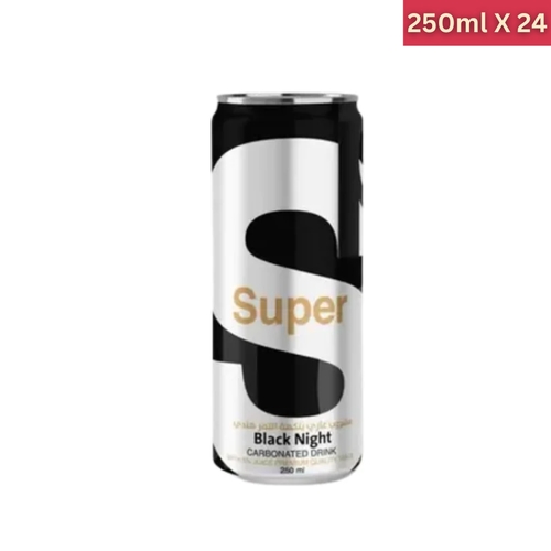 Super Black Knight Carbonated Drink 250 ml X 24 Pcs