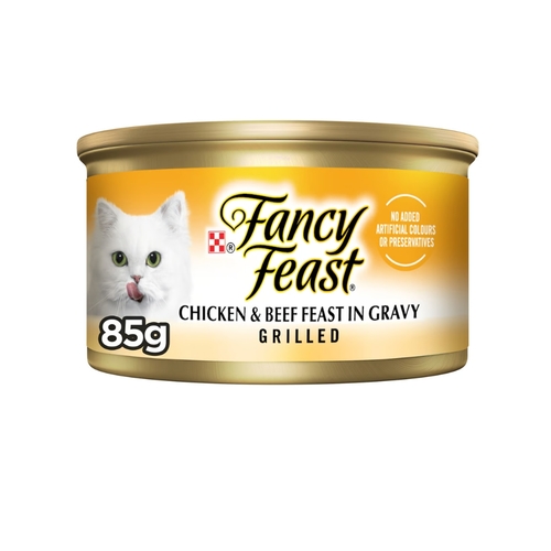 Fancy Feast Chicken and Beef Feast In Cravy Grilled 85 G