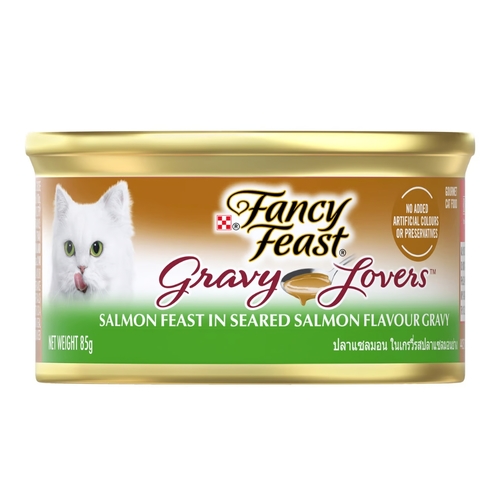 Fancy Feast Gravy Lovers Salmon Feast In Seared Salmon Flavour Gravy 85 G